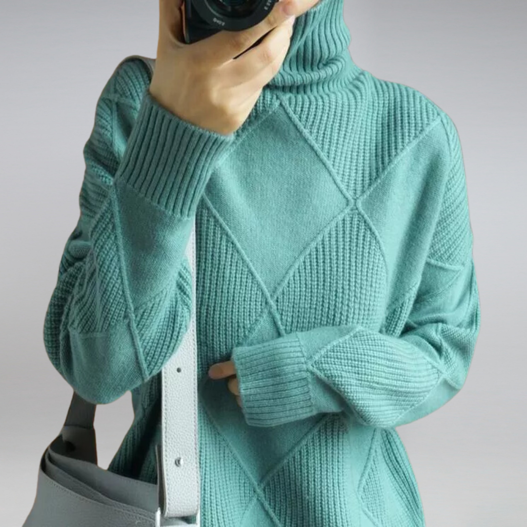 Aroa | Maglione a Collo Alto con Comfort Avvolgente