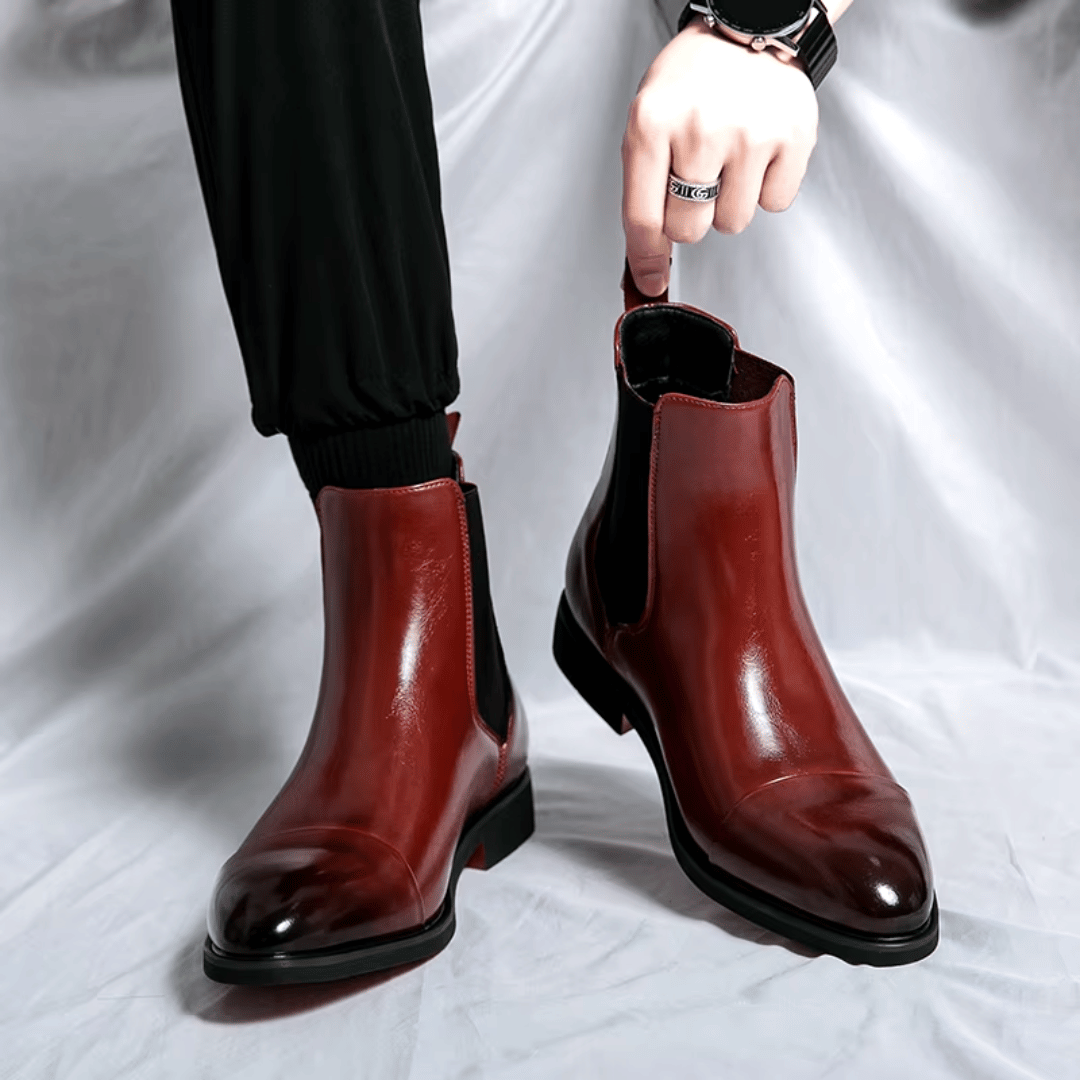 Stivali Chelsea in pelle premium