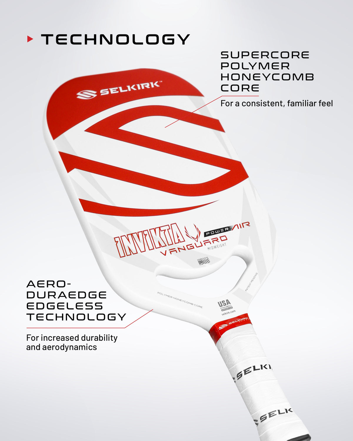 Selkirk VANGUARD Power Air - S2 - Pickleball Paddle