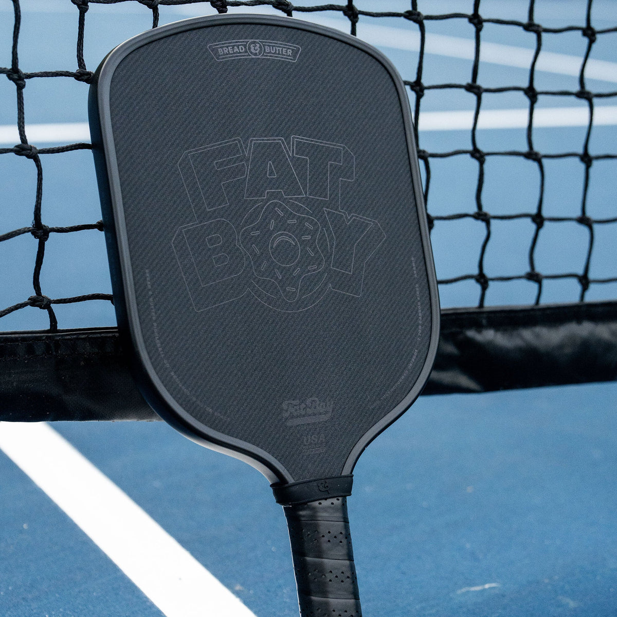 The Fat Boy 16mm Pickleball Paddle - Black Out Edition