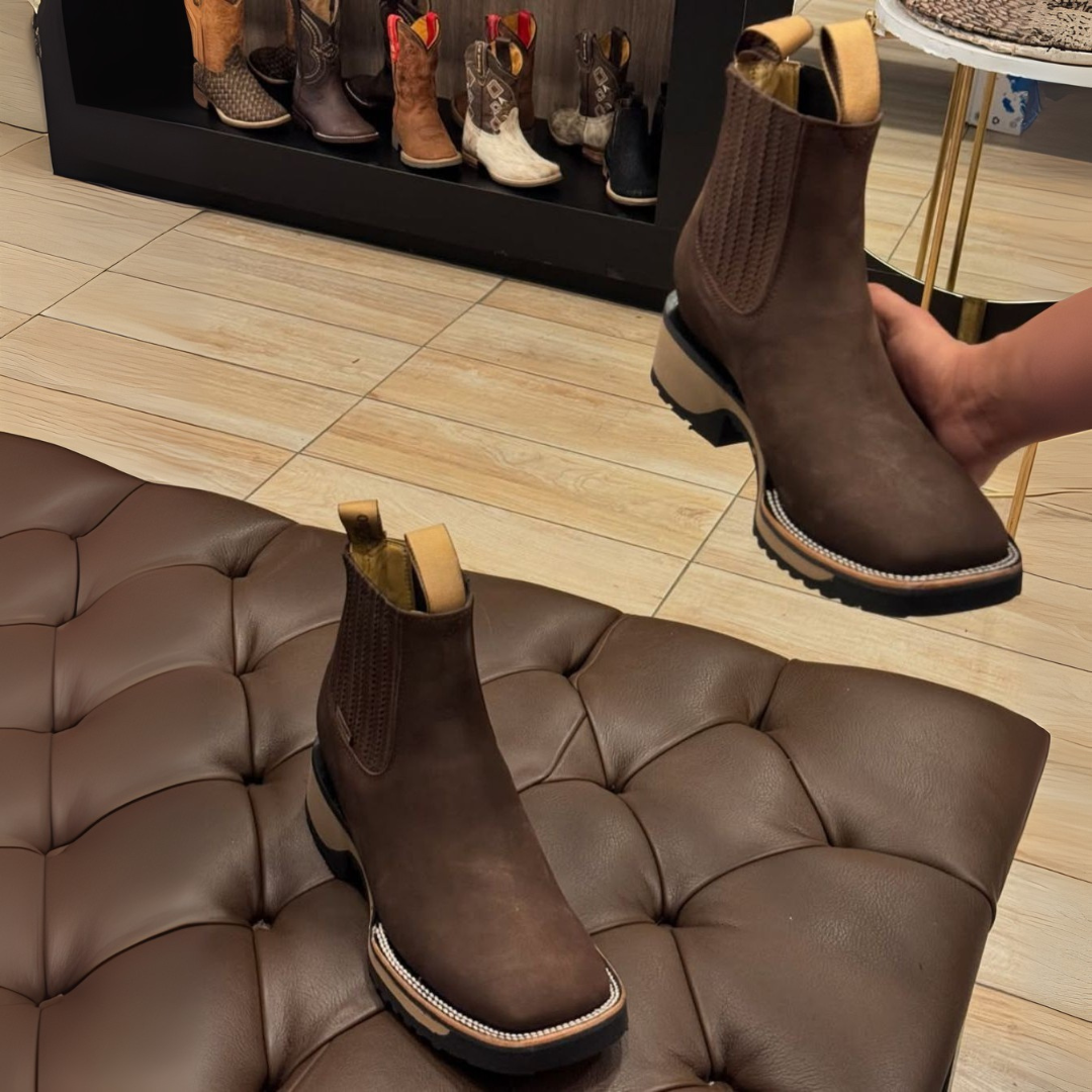 Stivali da Cowboy in Pelle per Uomo