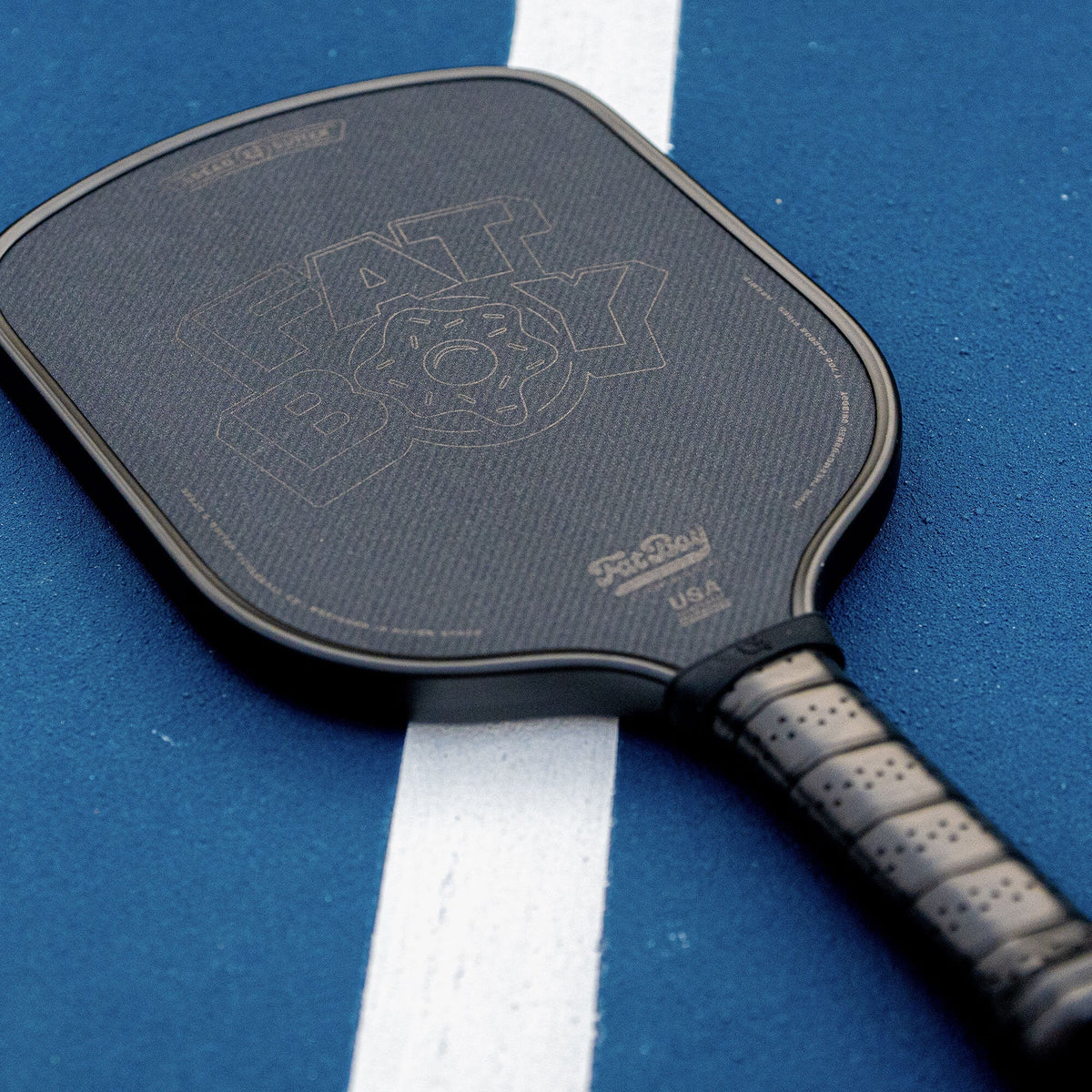 The Fat Boy 16mm Pickleball Paddle - Black Out Edition