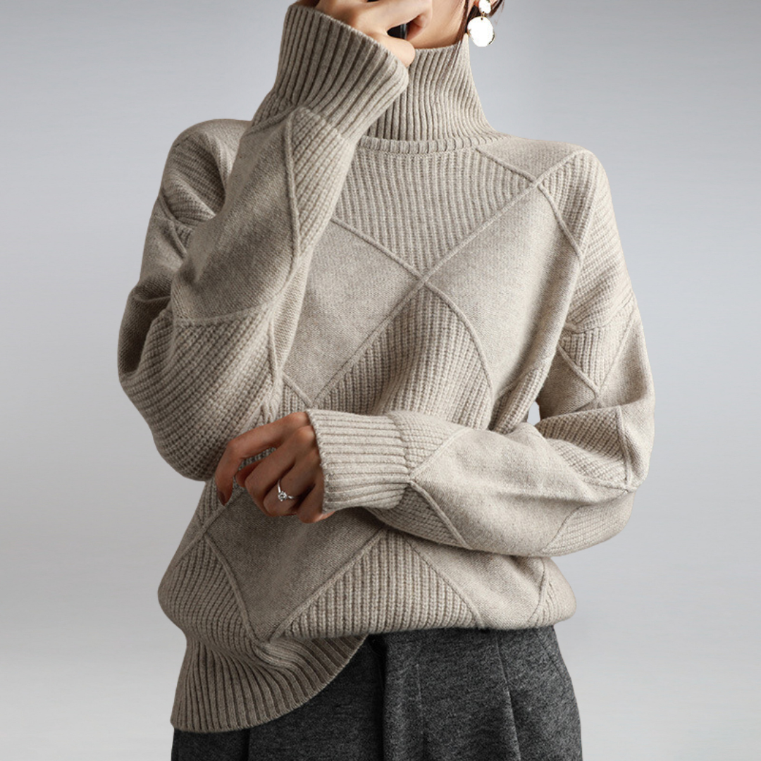 Aroa | Maglione a Collo Alto con Comfort Avvolgente