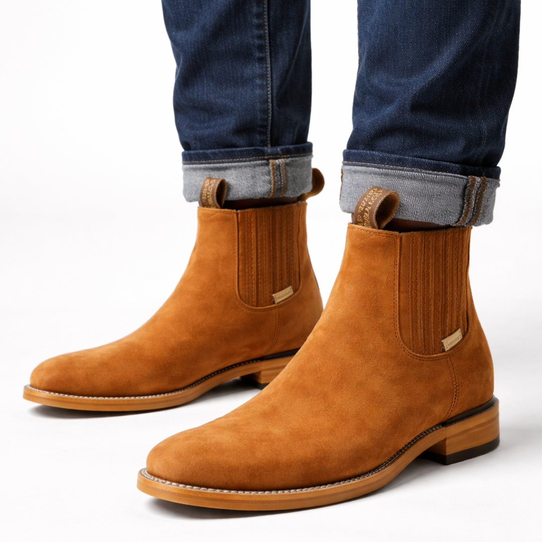 Stivali da Cowboy in Pelle per Uomo