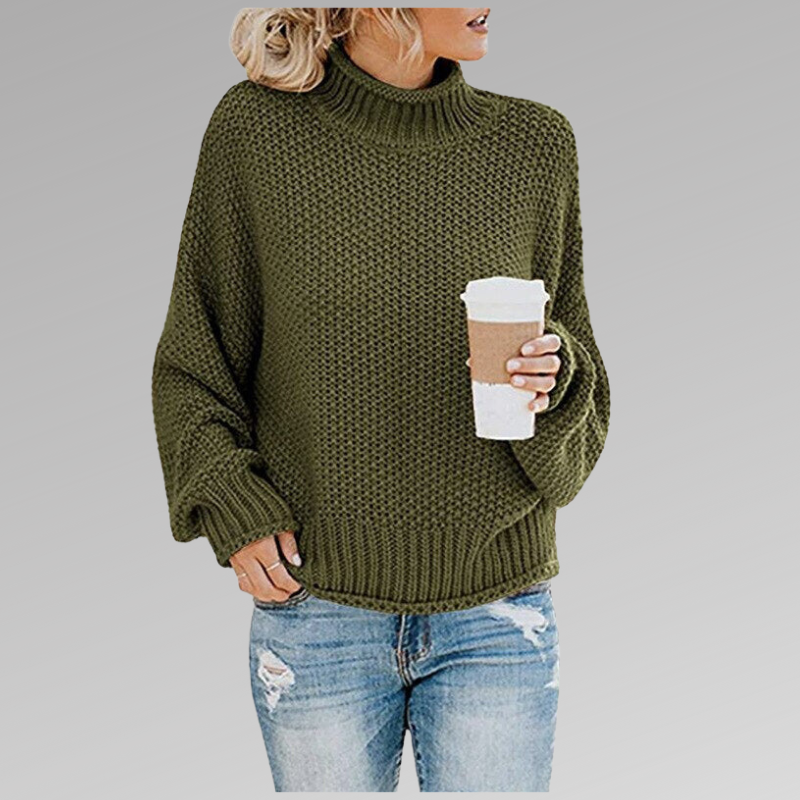 Valeria | Maglione Premium a Collo Alto