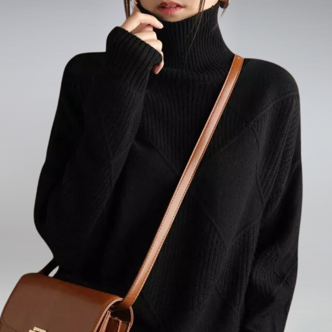 Aroa | Maglione a Collo Alto con Comfort Avvolgente