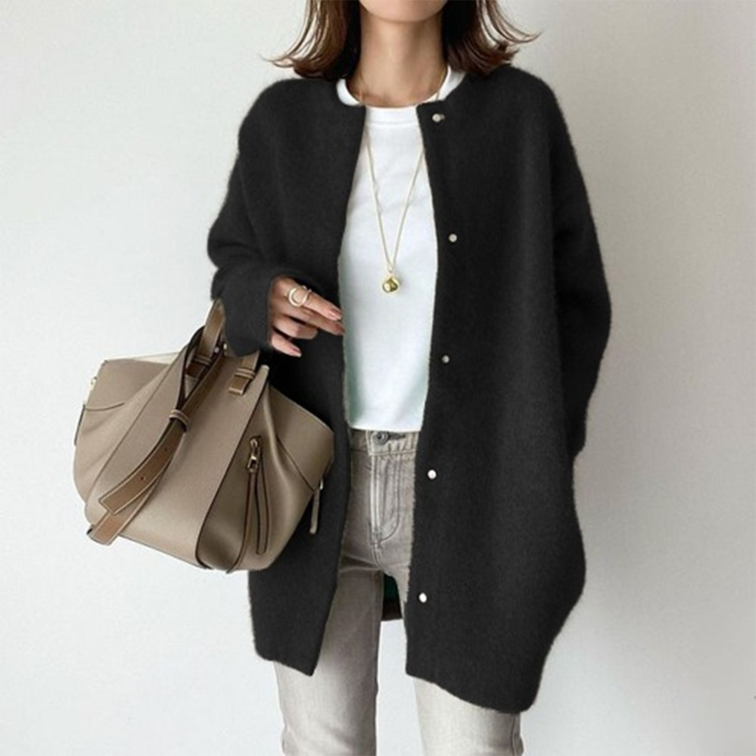 Madrid | Elegante Cardigan Leggero in Cashmere