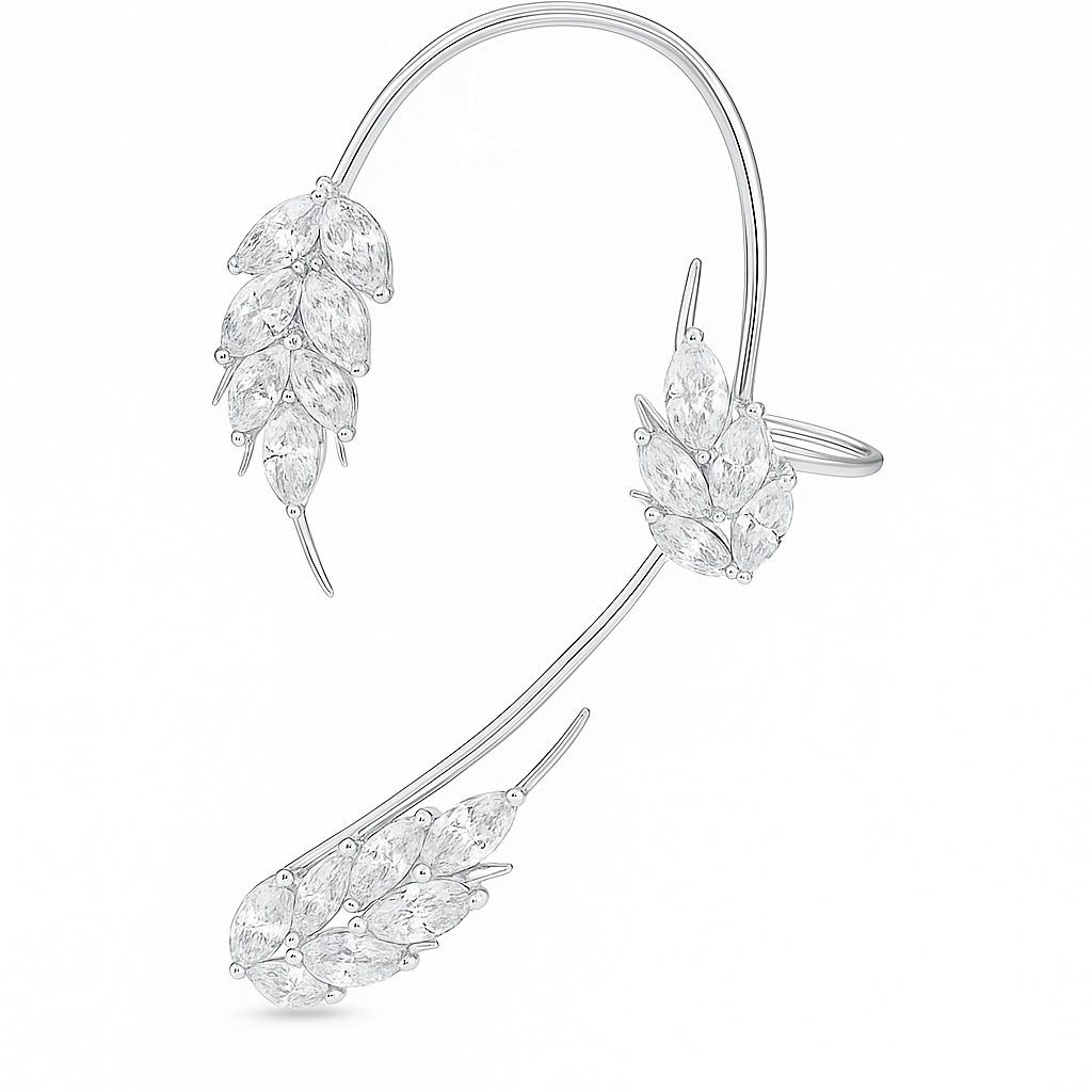 Elysian Leaf Ear Cuff - Coppia