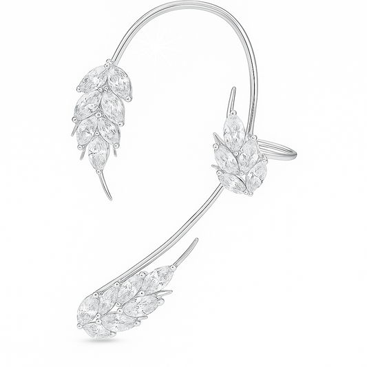 Elysian Leaf Ear Cuff - Coppia
