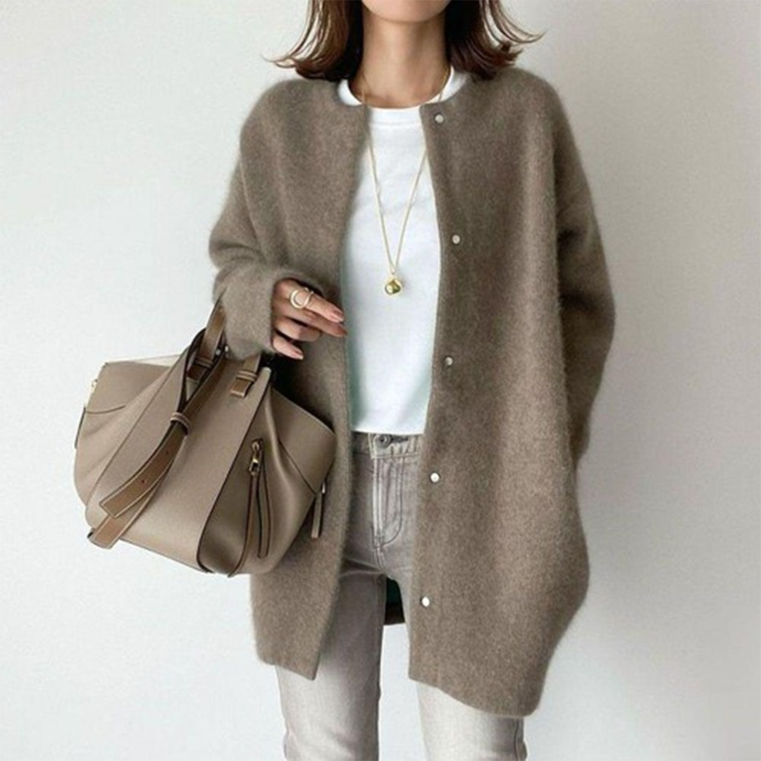 Madrid | Elegante Cardigan Leggero in Cashmere