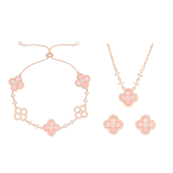 Set Sakura Cleef - Bracciale, Orecchini & Collana