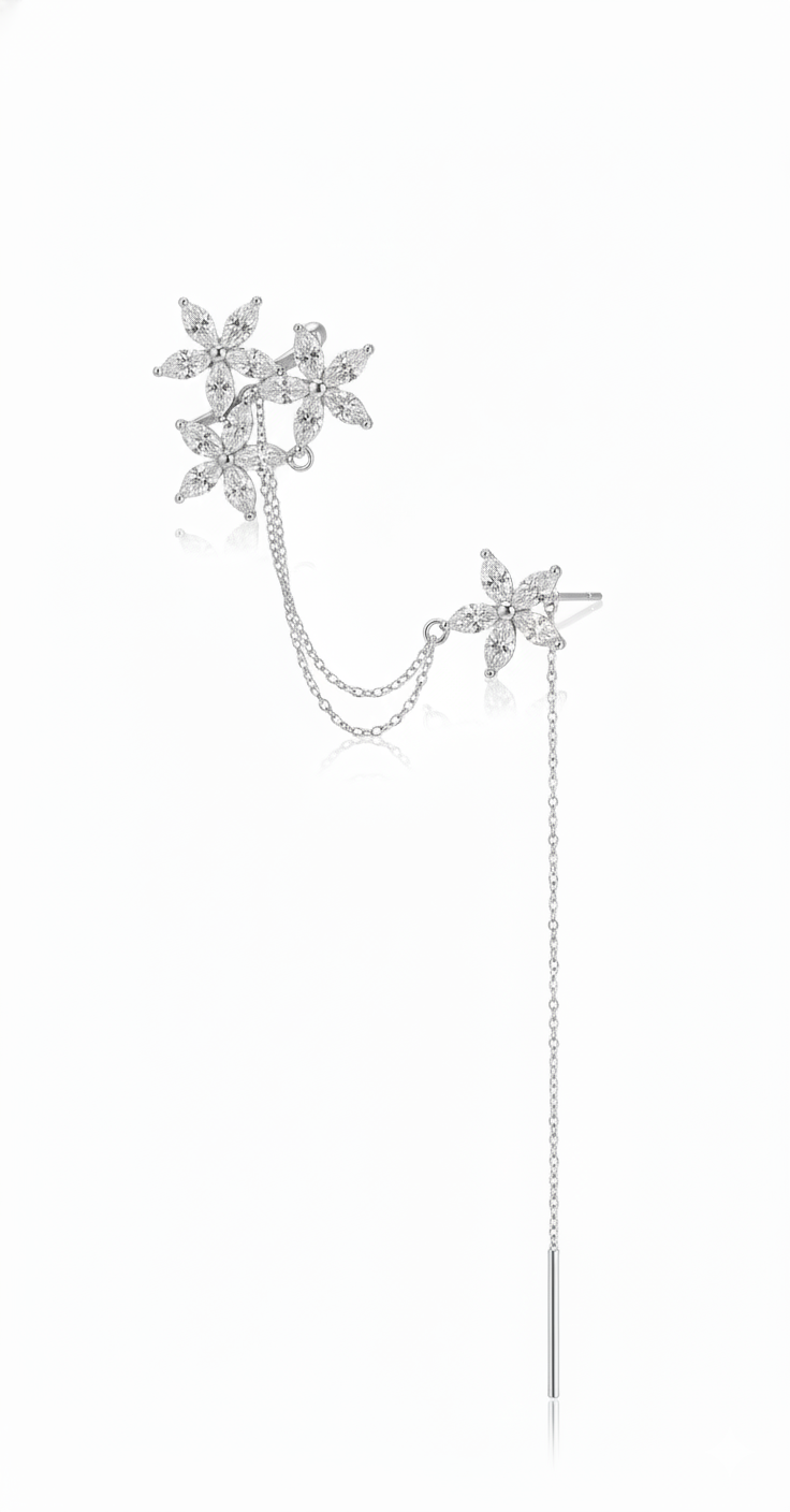 Serene Flora Ear Cuff - Paio
