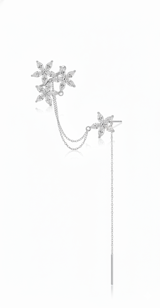 Serene Flora Ear Cuff - Paio