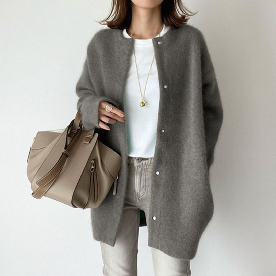 Madrid | Elegante Cardigan Leggero in Cashmere
