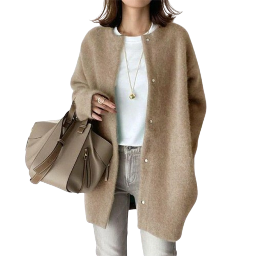 Madrid | Elegante Cardigan Leggero in Cashmere