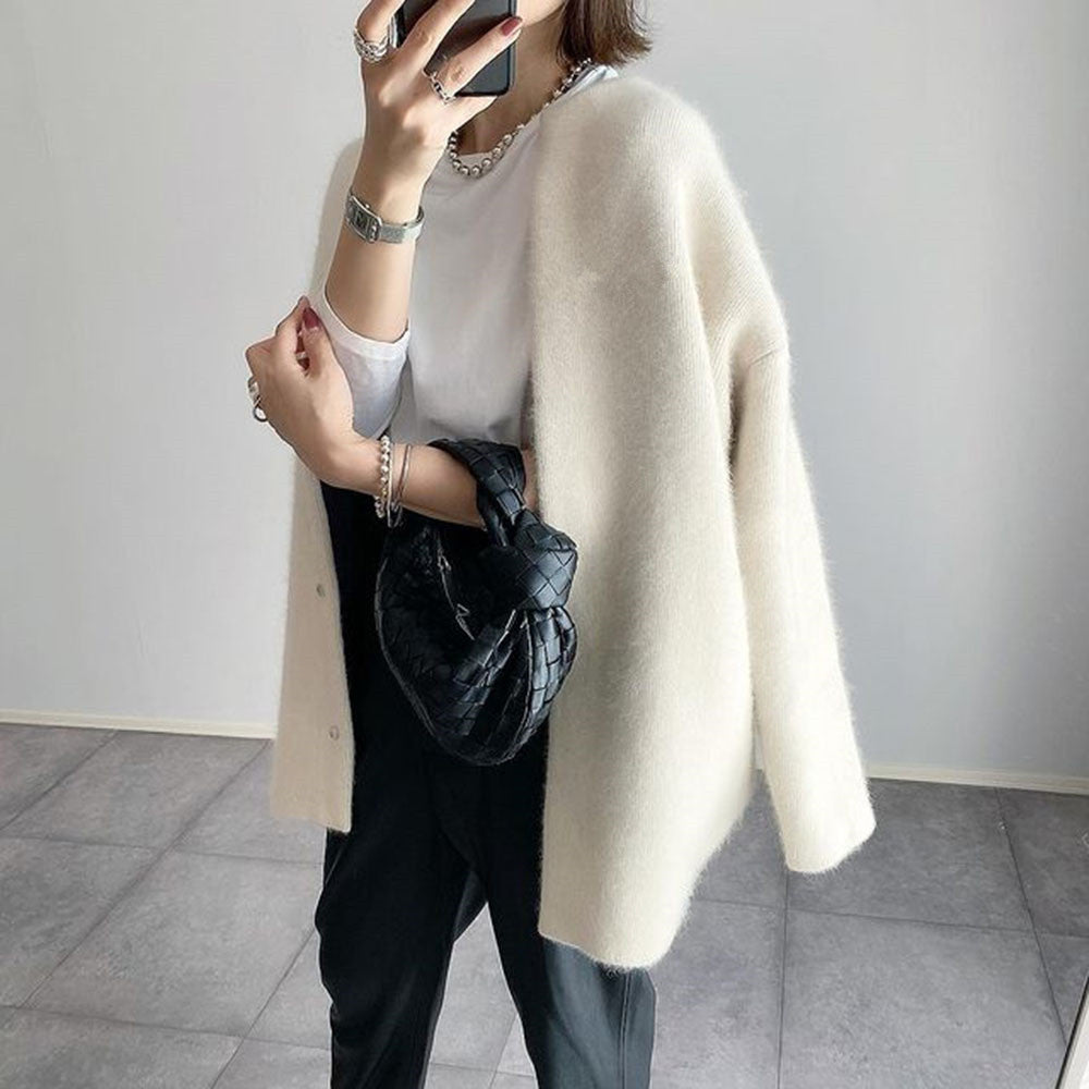 Madrid | Elegante Cardigan Leggero in Cashmere