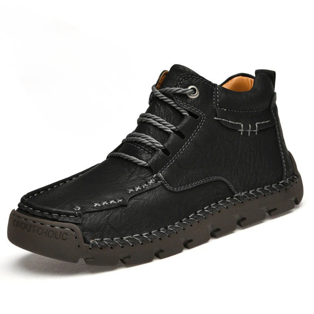 Stivali Casual Martin in Pelle Invernale Termici Vintage per Uomo