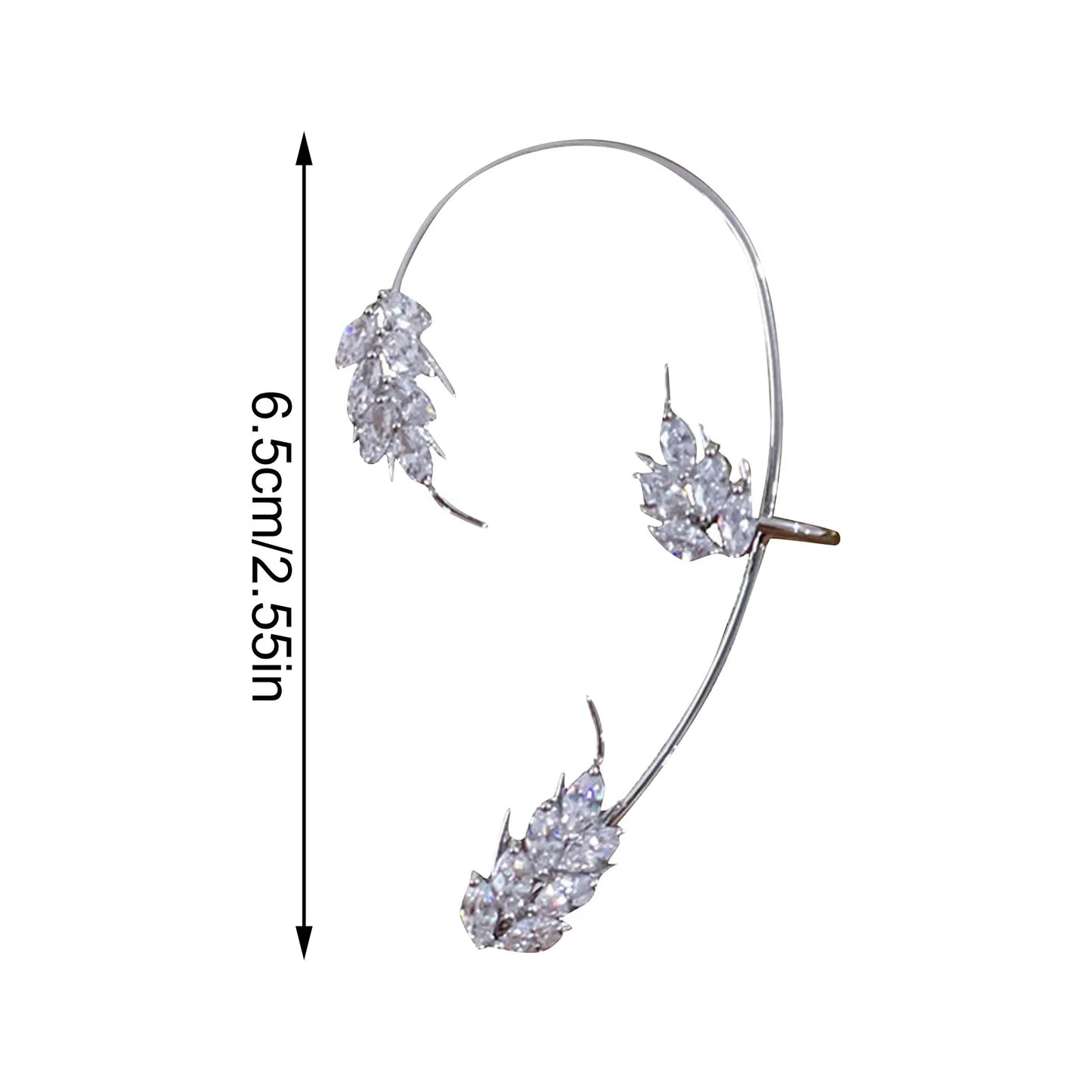 Elysian Leaf Ear Cuff - Coppia