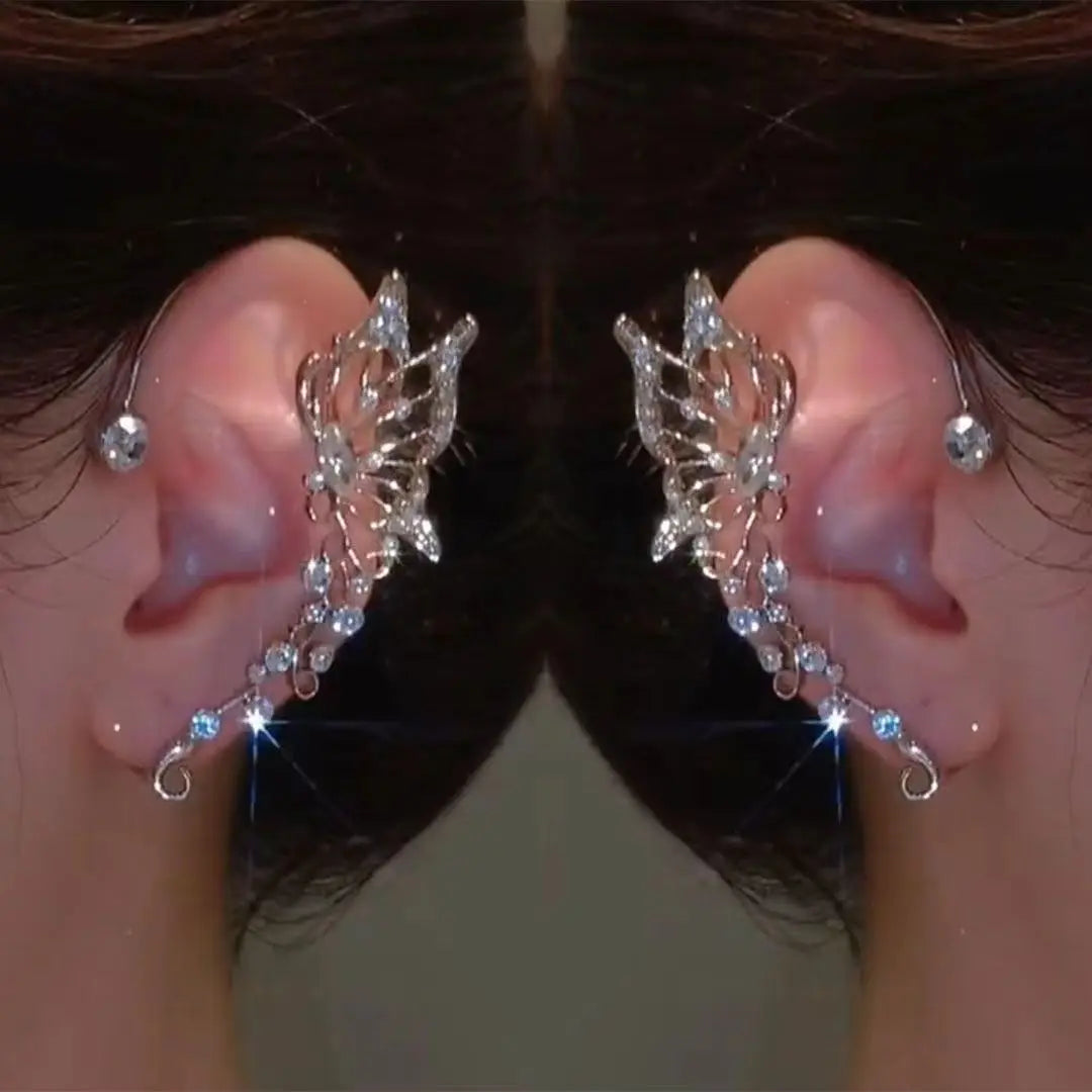 Etherea Butterfly Ear Cuff - Paio