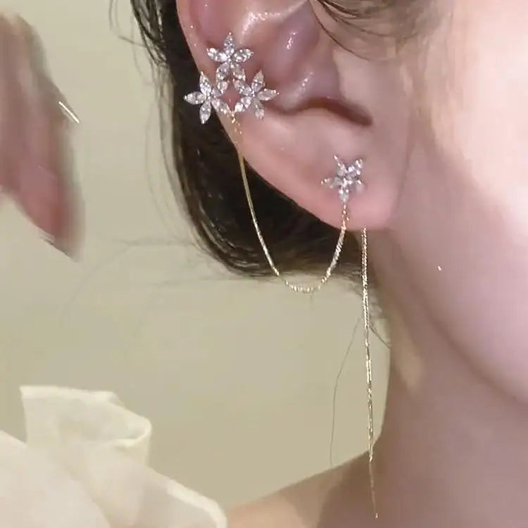 Serene Flora Ear Cuff - Paio