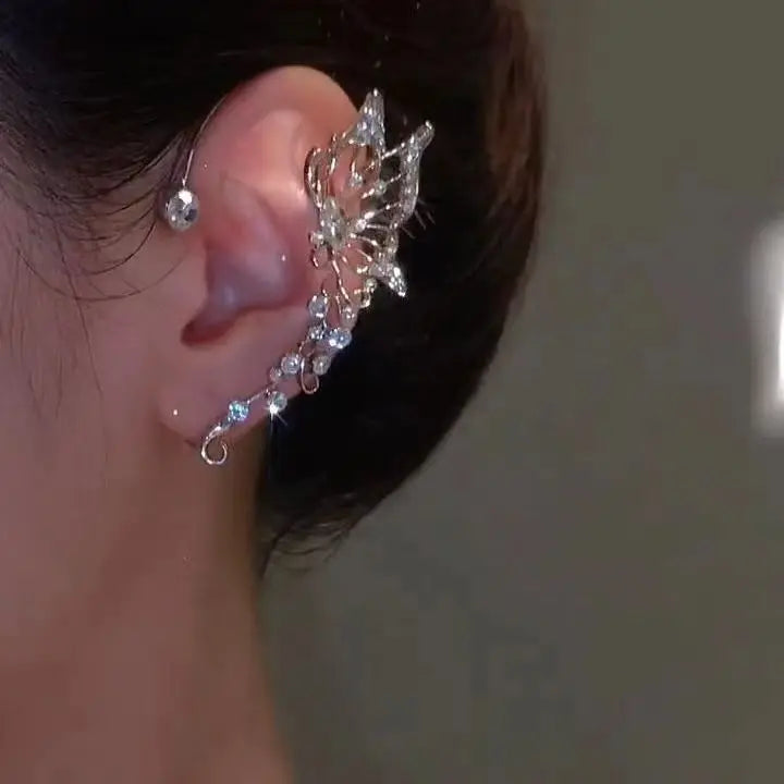 Etherea Butterfly Ear Cuff - Paio