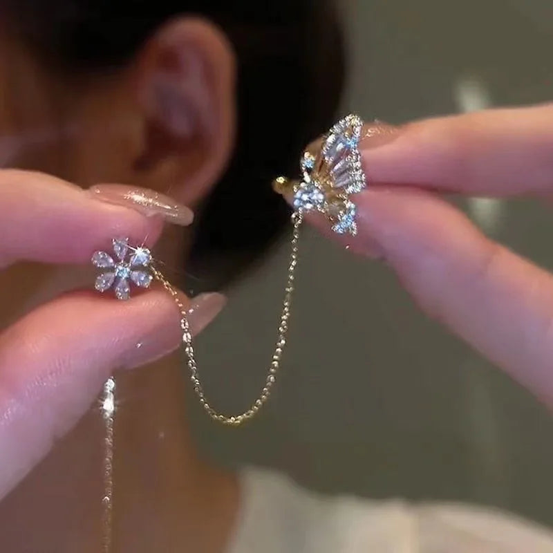 Bracciale Auricolare a Forma di Fiore – Coppia