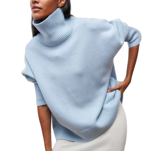Clara | Maglione a collo alto in maglia fine