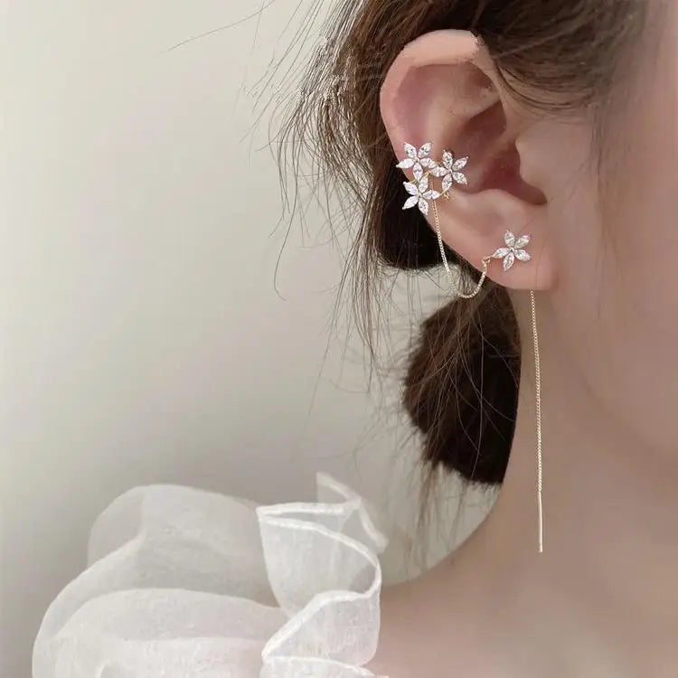 Serene Flora Ear Cuff - Paio