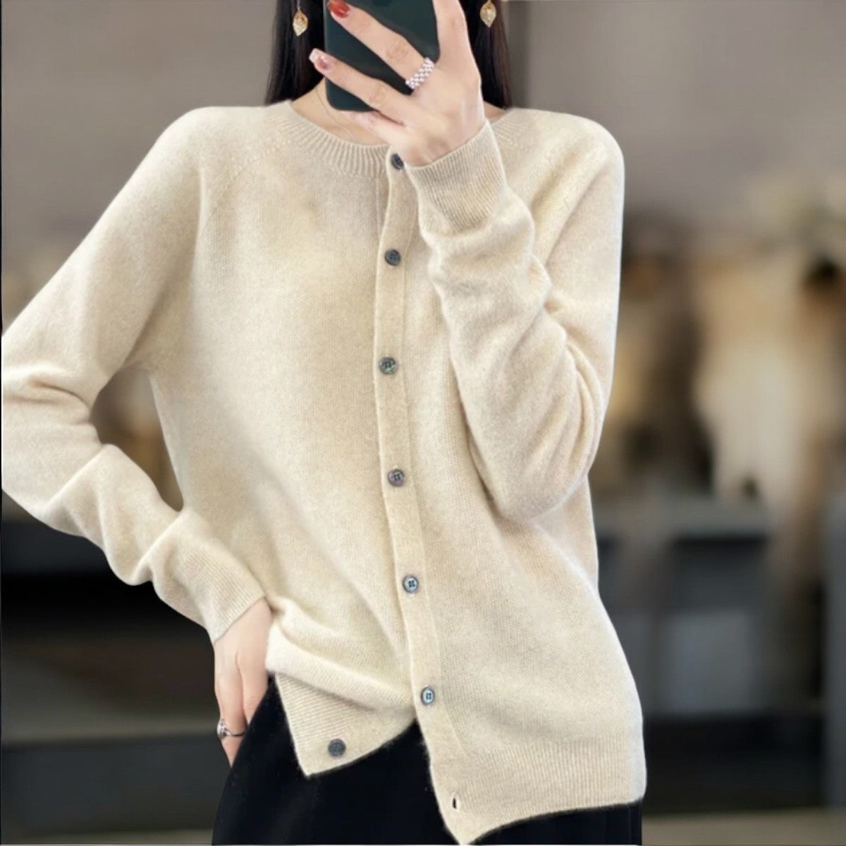 Vera | Premium Merino Wool Cardigan