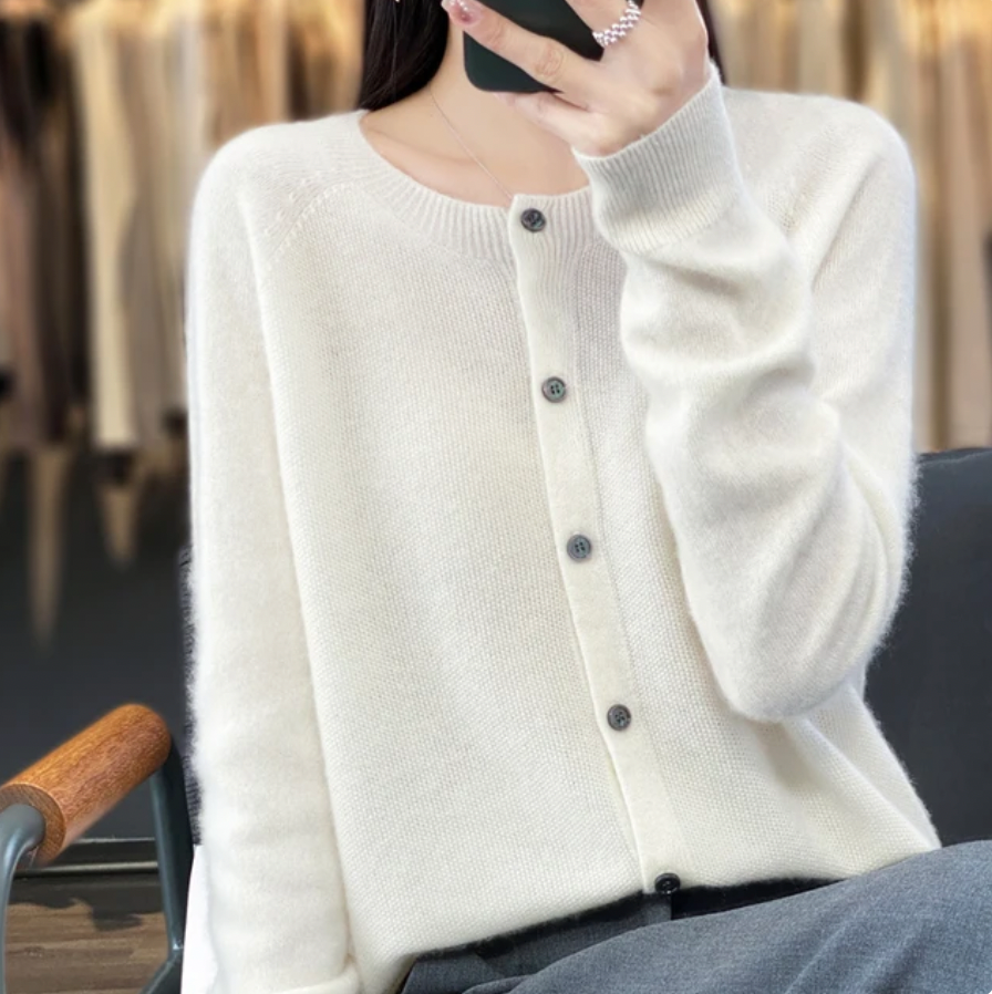 Vera | Premium Merino Wool Cardigan