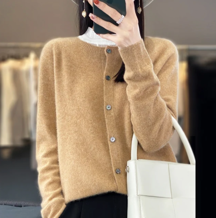 Vera | Premium Merino Wool Cardigan