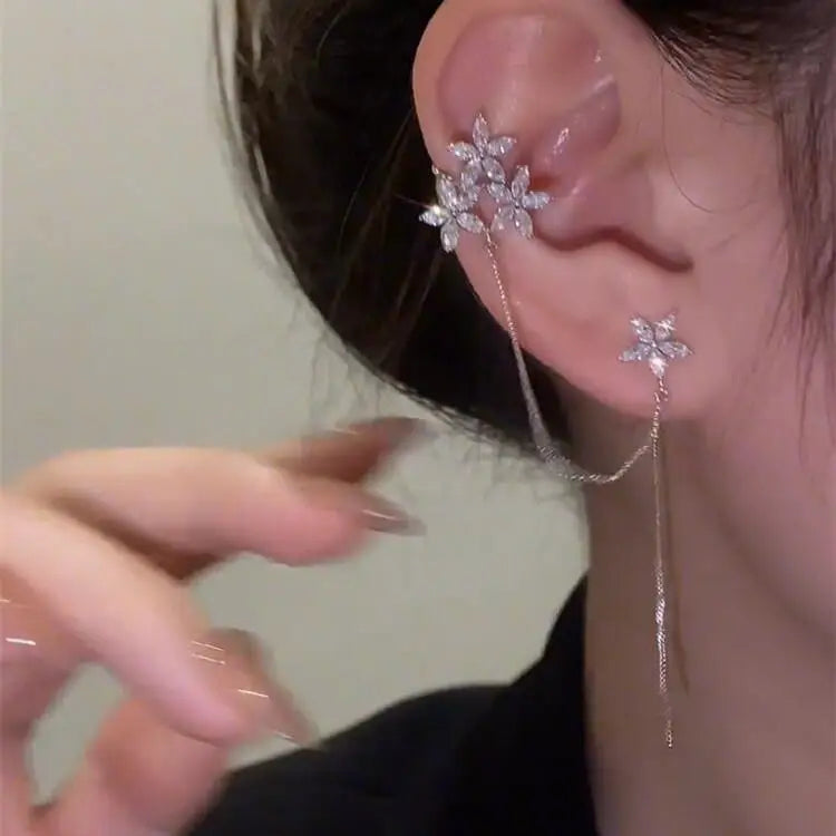 Serene Flora Ear Cuff - Paio