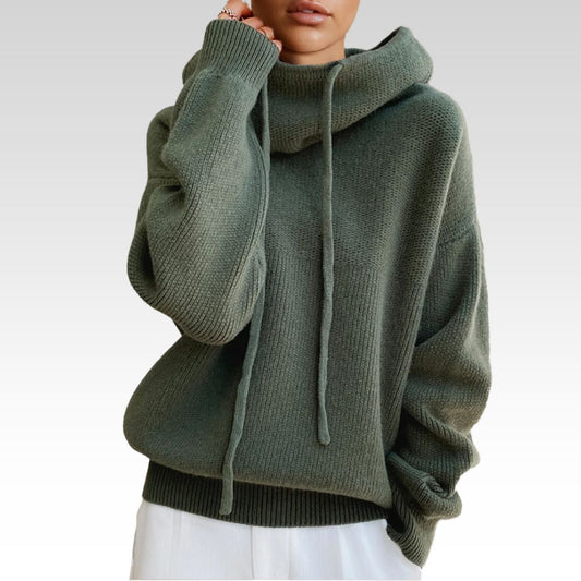 Carla | Maglione in lana merino con collo alto