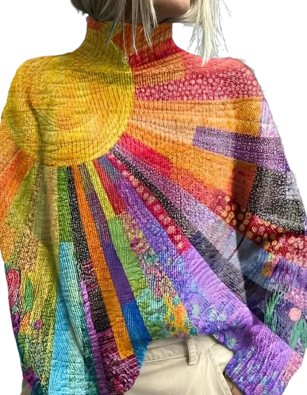 Runa | Maglione Colorato in Morbido Tessuto
