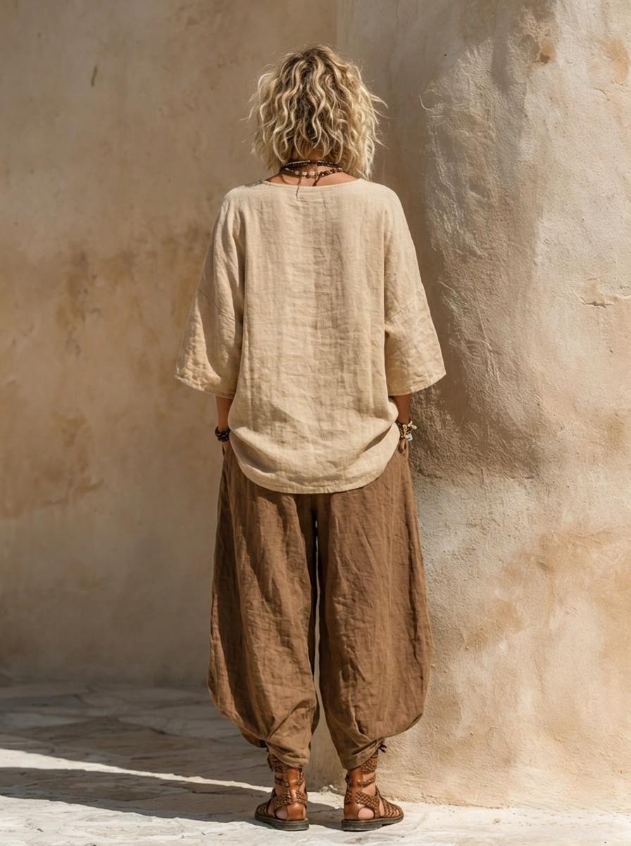 Eleonora - Set di Stampa Artistica Nomade Bohemien in Tre Pezzi