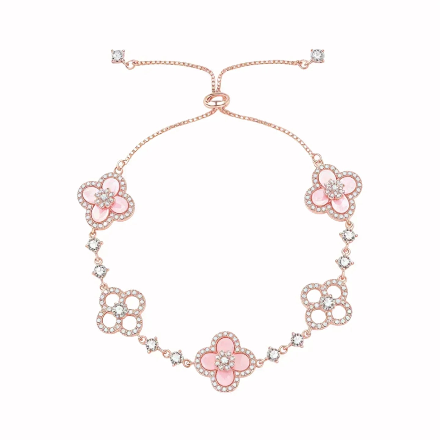 Set Sakura Cleef - Bracciale, Orecchini & Collana
