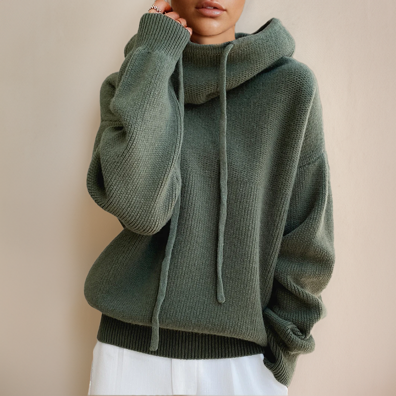 Carla | Maglione in lana merino con collo alto