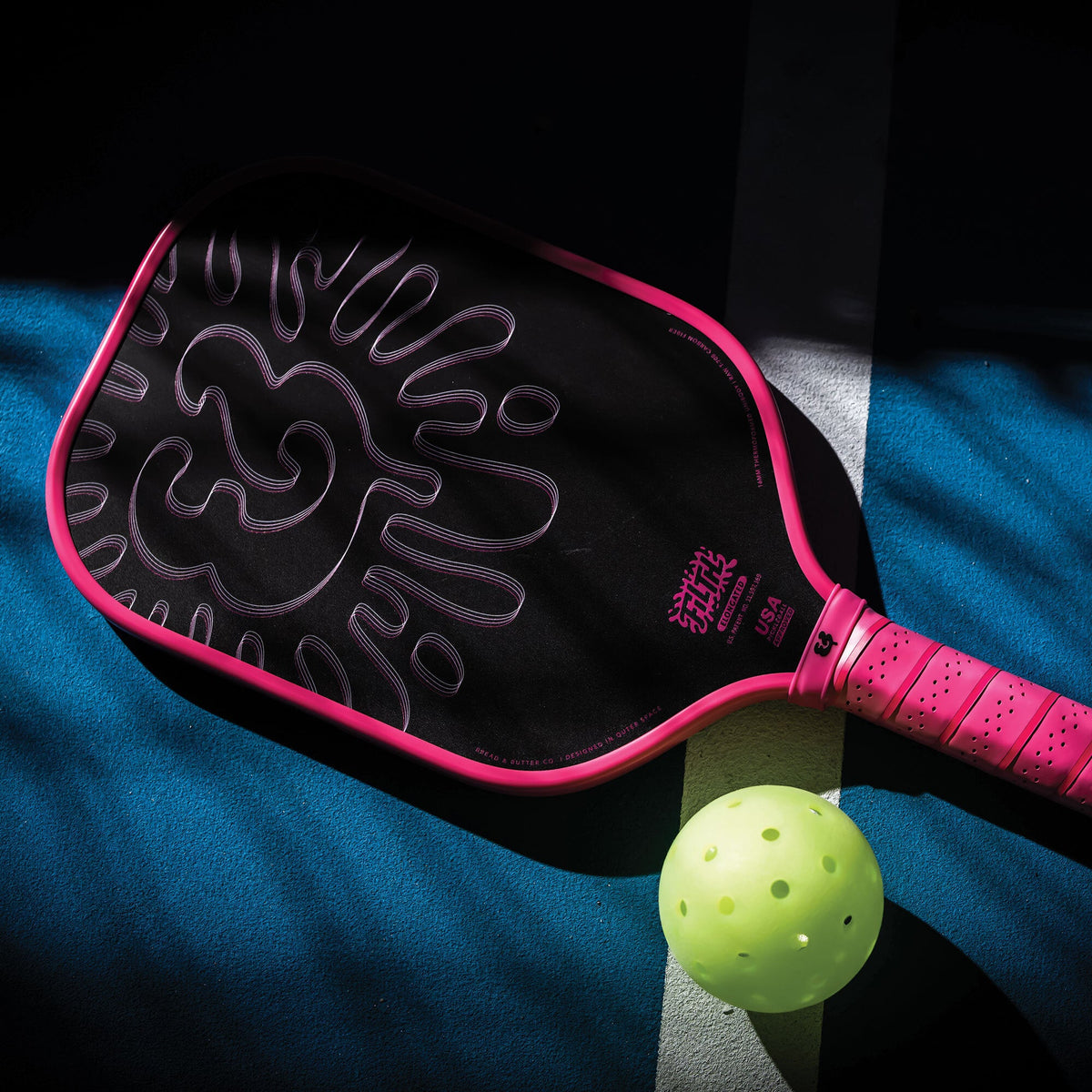 The Filth 16mm Pickleball Paddle- Elongated (Pink)