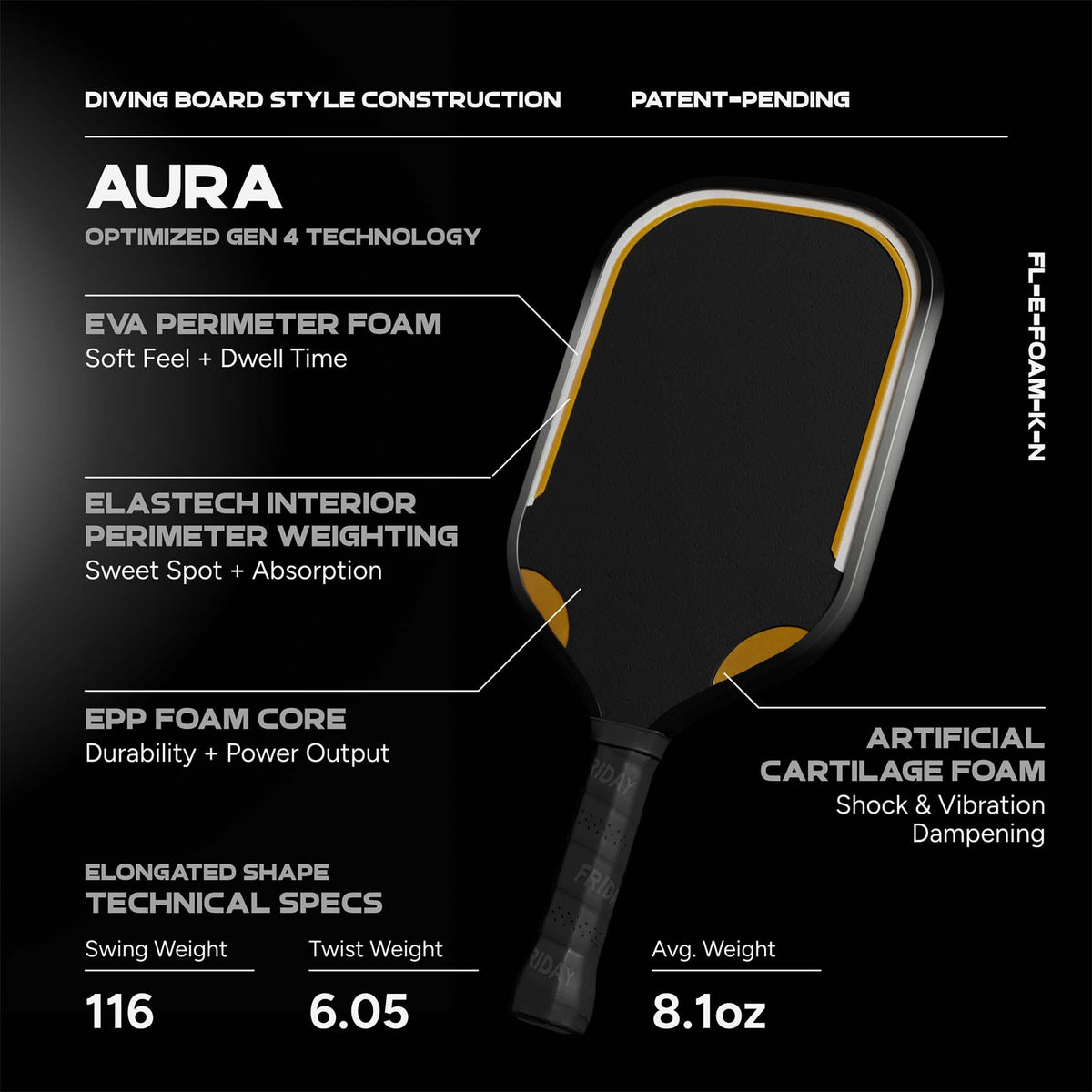 Friday Aura Paddle | Gen 4 (16mm)