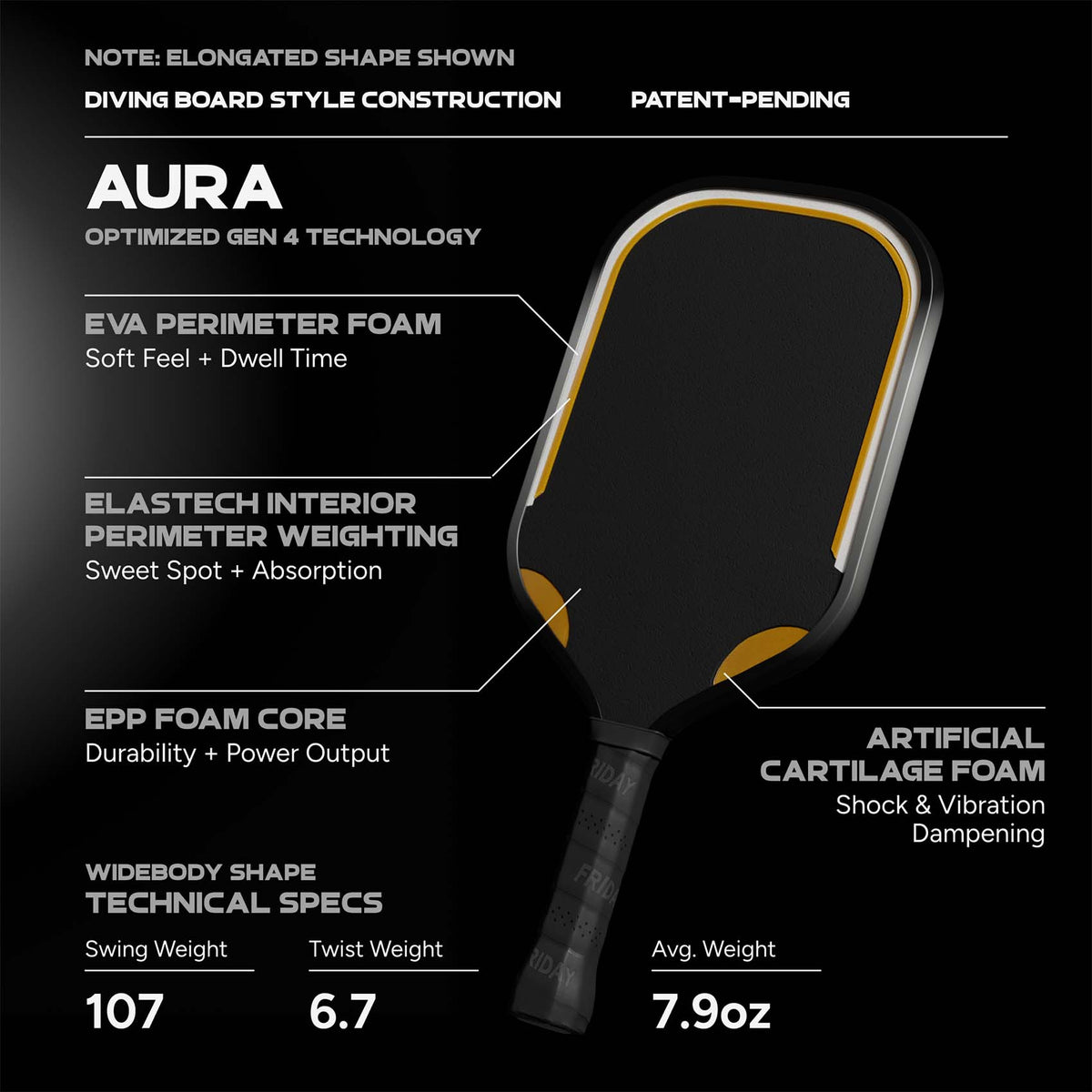Friday Aura Paddle | Gen 4 (16mm)