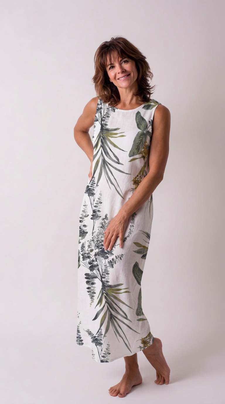 Sunniva - Vestito Charm in Canvas