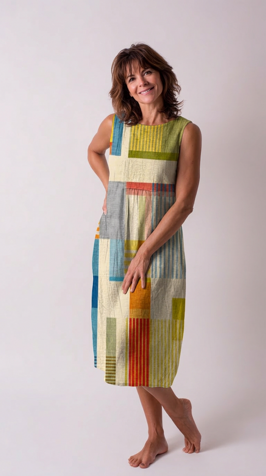 Elara - Vestito Midi Quotidiano