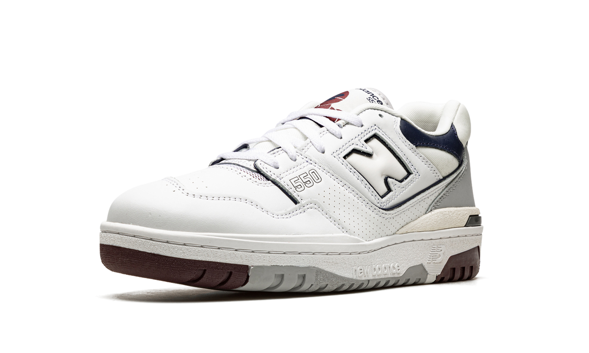 550 "White / Indigo / Burgundy" BB550PWB
