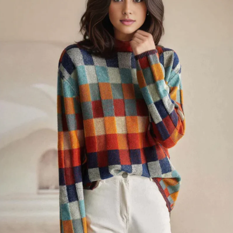 Alma | Maglione in 100% Cashmere con Collo Alto