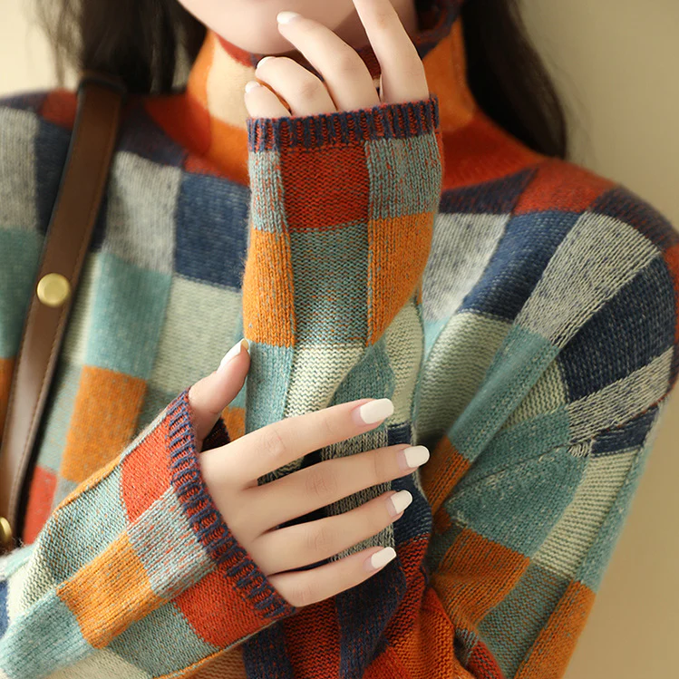 Alma | Maglione in 100% Cashmere con Collo Alto