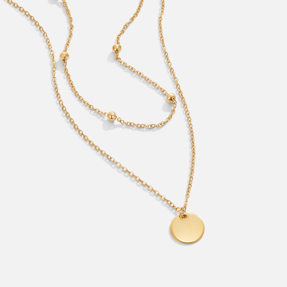 Collana con Disco Stratificato