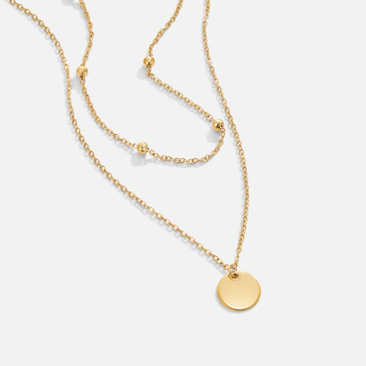 Collana con Disco Stratificato