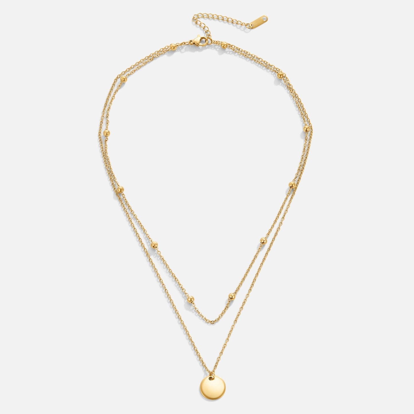 Collana con Disco Stratificato