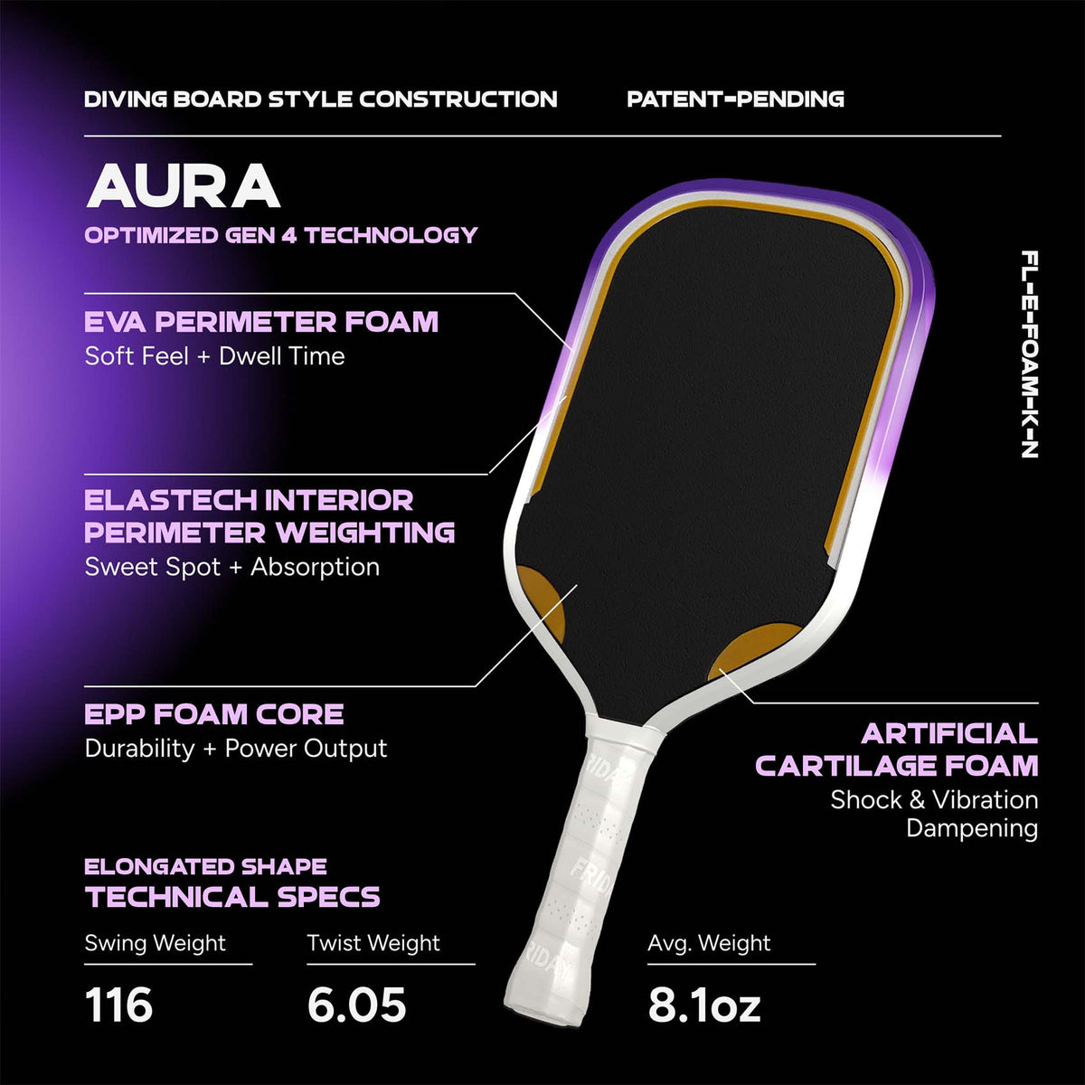Friday Aura Paddle | Gen 4 (16mm)
