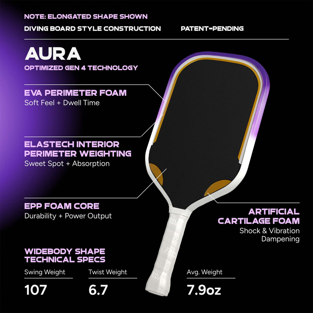 Friday Aura Paddle | Gen 4 (16mm)